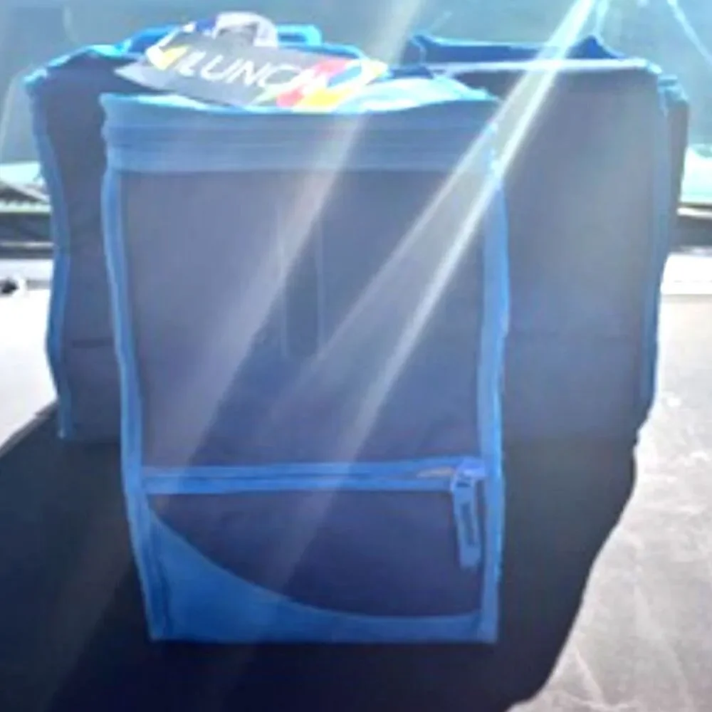 {2} Compartment Thermal Insulated Lunch Bags w/ Padded Handle {3} Pcs Artic Zone